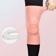 thumbnail image 3 of Breathable Knee Padded Brace, 2Pcs Kneecap Pink Kids Sport Ultra Thin Silicone Knee Soft Pads Pressure Relief Knee Brace Protector (XS), 3 of 9