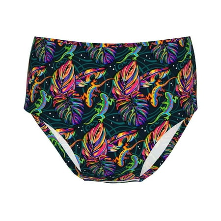 Girls Underwear  Colorful Gecko Cute Lizard Soft Breathable Cotton Girls Panties  Kids Cute Stretch Underwear Brief for Teen and Toddlers Girls