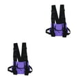 thumbnail image 4 of kurtrusly Harnais de Poche Poitrine Résistant à l'Usure et Durable Bretelles Réglables Résistant à l'Eau et Durable Violet 2ensemble, 4 of 6