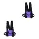 thumbnail image 3 of Sonducket Chaleco manos libres de nailon, bolsa para aparejo en el pecho, resistente al desgaste y duradero, bolsillo en el pecho con múltiples morado 2piezas, 3 of 6