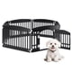 thumbnail image 1 of Parque de juegos para perros HealSmart de 6 paneles, 24 de plástico, para perros pequeños y medianos, 1 of 7