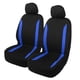 thumbnail image 1 of 4uds Coche Asiento Cubiertas Cabeza Descanso Cubierta Coche Asiento Cubiertas Azul Negro, 1 of 8