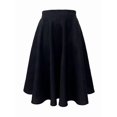 thumbnail image 3 of Women's Stylish Minimalist High-Waisted A-Line Skirt – Casual Style, 3 of 4