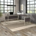 thumbnail image 2 of Pemberly Row 60W x 30D L Shaped Table Desk in Storm Gray - Engineered Wood, 2 of 8
