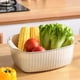 thumbnail image 4 of XWSHYW Aparatos de Utensilios de Cocina. Lavabo Doble de Gran Capacidad, Cesta de Verduras de Cocina, Cesta de Lavado de Platos, Cesta de Colador de Fugas de Agua, Cesta de Drenaje de Frutero, 4 of 6