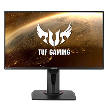 ASUS TUF Gaming VG259QM 24.5? Monitor, 1080P Full HD (1920 x 1080), Fast IPS, 280Hz, G-SYNC Compatible, Extreme Low Motion Blur Sync,1ms, DisplayHDR 400, Eye Care, DisplayPort HDMI BLACK