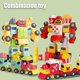 thumbnail image 2 of Robot Transformable Toy STEM Educational Dinosaur Train Robot Toy for Hand-on Ability Training Robot Train Toy Gift heqiyong LED, 2 of 2