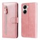 thumbnail image 1 of Estuche de Cuero PU con Cierre para Xiaomi Poco X7 Pro , Funda Protectora con Billetera y Correa, 1 of 5