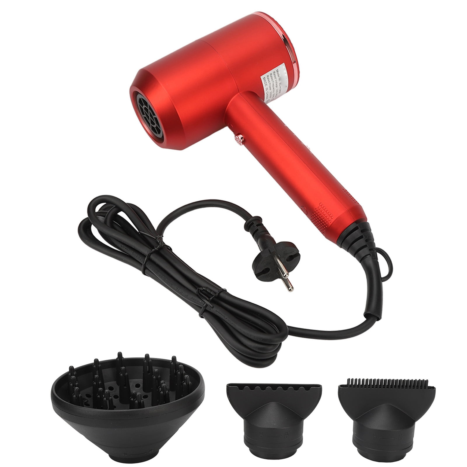 1800W Hair Dryer 3 Heat Mode Constant Temperature Negative Ionic Technology Professional Portable Hair Blow Dryer Walmart