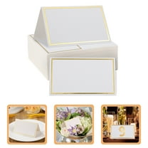 HEALEEP 120Pcs Table Seating Plan Cards Paper Information Display For Wedding Guests