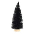 thumbnail image 2 of Clearance! Christmas Trees with Base Home Office Holiday Decoration (Black) 15/20/25/30cm Table Top Decoration Black Needle Mini Christmas Tree, 2 of 8