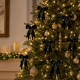 thumbnail image 7 of Christmas Bows with Satin Ribbon, Christmas Decorations for Home and Party Decor, Christmas Banner with 8 Bow Garland, 7 of 7