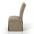 thumbnail image 2 of Furniture of America Dehlia Skirted Dining Chairs - Set of 2, Brown, 2 of 5