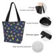 thumbnail image 4 of Fotbe Mardi Gras Carnival Bolsa de Playa con Estampado, Bolsa de Hombro, Bolsa de Mano Espaciosa, Bolsa de Viaje Ligera, Bolsa de Compras Versátil, 4 of 6