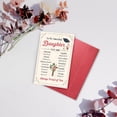 thumbnail image 6 of Religious Graduation Card for Daughter Goddaughter, Congratulation Gifts from Mom Dad, Bible Verse Graduation Card, To My Amazing Daughter, 6 of 7
