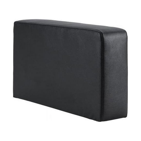 Lorell LLR86931 Contemporary Sofa Seat Cushioned Armrest, Black