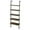 Rustic Brown, variant on Tcbosik Ladder Shelf, 5-Tier Wall Mounted Bookshelf, Bookcase with Metal Frame, Storage Rack for Home Office, Living Room, Bedroom, Rustic Brown