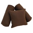 thumbnail image 1 of Double-corded Solid Twill Throw Pillows with Inserts (Set of 3) - Mojito Lime, 1 of 1