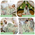 thumbnail image 6 of Throw Blanket Fleece Throw Blanket 50x80in, Easter Day Spring Floral Truck Eggs Leaves Soft Lightweight Bed Blankets Nature Green Plaid Fuzzy Couch Blankets for All Season, 6 of 9