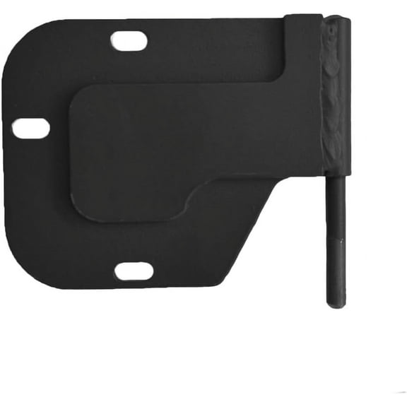 Hinge for Military Hard X-Door, Right Side Exterior, 2nd Generation Heavy Duty, Welded Steel, Compatible with Humvee, Black