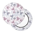 thumbnail image 2 of Fotbe Lilies Flowers Stool Covers Round,Waterproof Round Bar Stool Covers Bar Chair Covers Washable Stool Cushion Slipcover for 12-14 Inch Chair-12 inch, 2 of 7