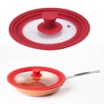 thumbnail image 3 of Universal Lid for Skillets Tempered Lid with Heat Resistant Red_30cm, 3 of 9