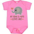 thumbnail image 3 of Inktastic My Nana and Papa Love Me Boys or Girls Baby Bodysuit, 3 of 5