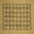 thumbnail image 1 of Ahgly Company Indoor Square Abstract Brown Modern Area Rugs, 4' Square, 1 of 4