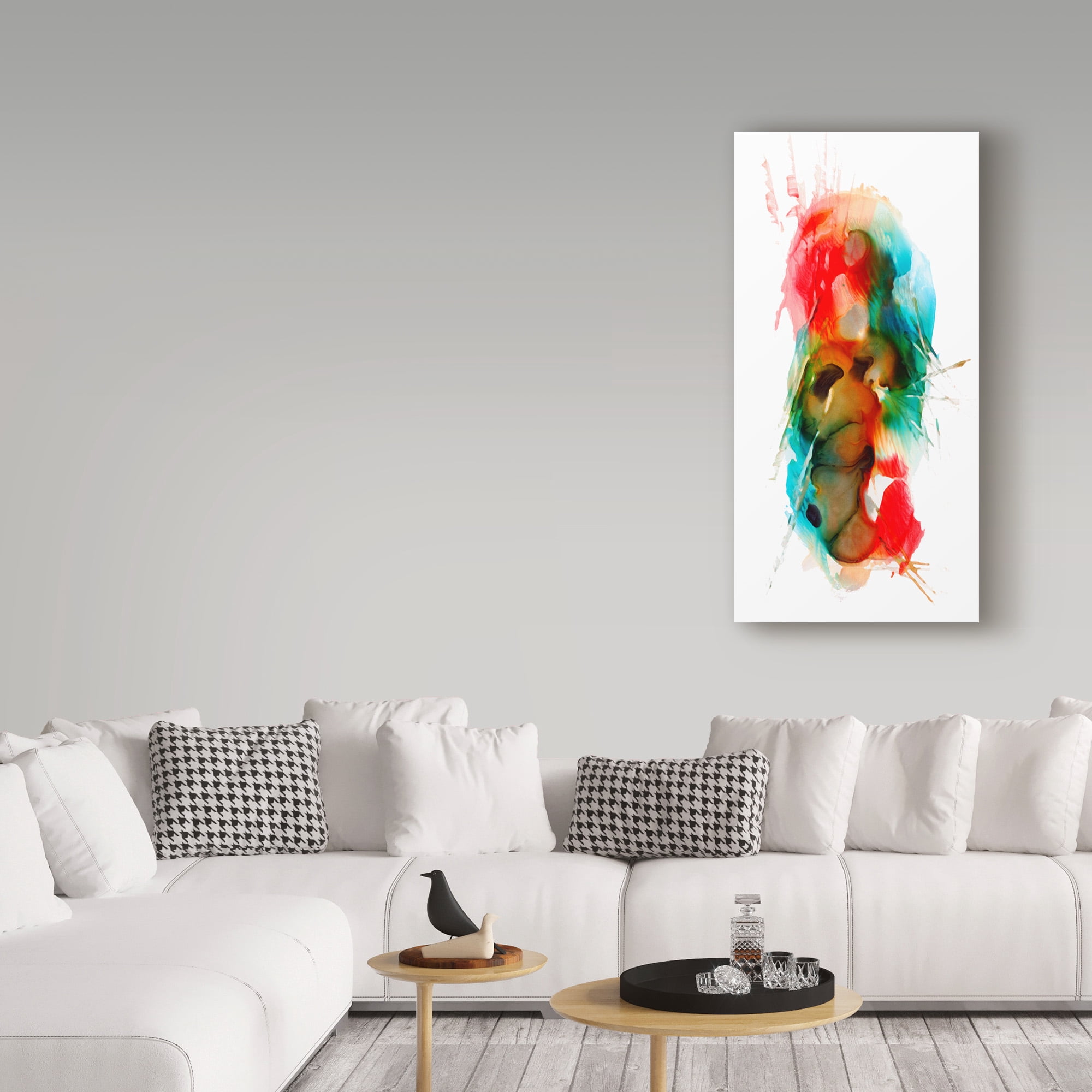 Trademark Fine Art 'Abstract number 01' Canvas Art by Masters Fine Art