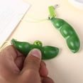 thumbnail image 3 of Sensory Green Toy Green Beans Beans Fidget Bean Toys Toy, 1 pack, 3 of 5