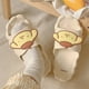 thumbnail image 5 of Nuevas zapatillas Sanrio Kawali Pompompurin, zapatos para el hogar, suela blanda, baño, playa de arena, originalidad Ins, bonito regalo de cumpleaños de dibujos animados para niñas, 5 of 6