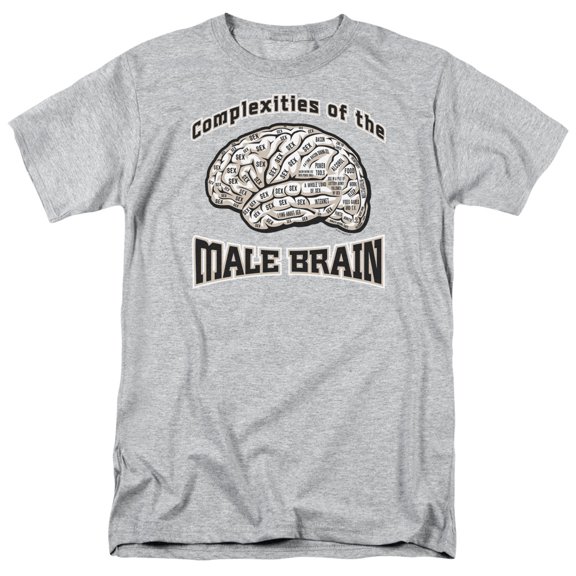 Male Brain Officially Licensed Adult T Shirt