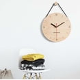 thumbnail image 2 of Reloj de pared de madera, reloj de péndulo silencioso retro creativo, decoración del dormitorio, decoración del hogar, decoración del hogar, dormitorio, sala de estar, pasillo, cafetería, bar, oficina, 2 of 5