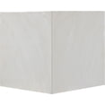 thumbnail image 4 of Meridian Furniture Off White Marble Finish Concrete Indoor/Outdoor End Table, 4 of 8