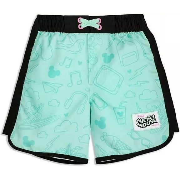 Disney Mickey Mouse Swim Trunks for Boys, Size 4
