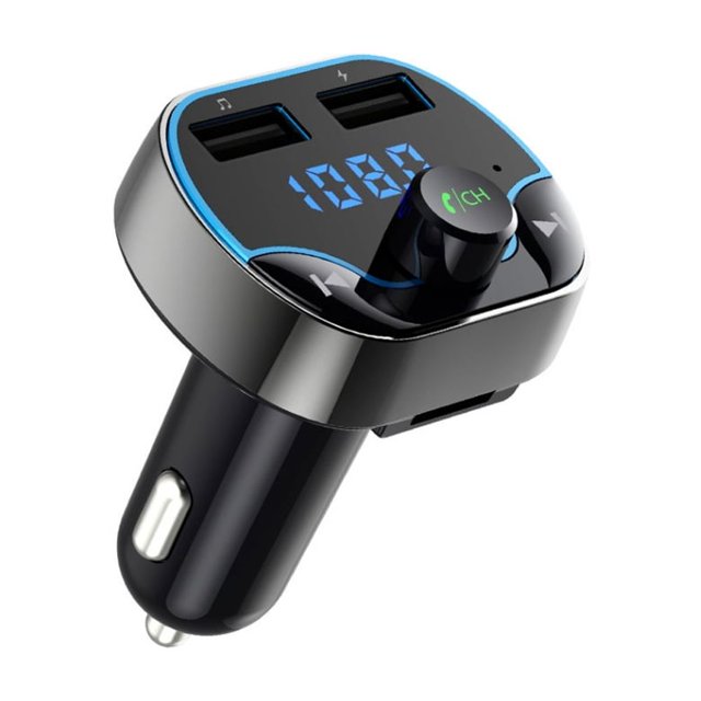 Transmisor de reproductor MP3 Bluetooth con altavoz para coche T24