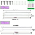 thumbnail image 3 of Rosnek Led Grow Lights Strips for Indoor Plants, Red Blue Full Spectrum 42-288 LEDs Plant Lamp with Auto Timer for Shelves Hydroponics Succulent, 3 of 8
