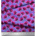 thumbnail image 3 of Soimoi Moss Georgette Fabric Artistic Floral Decor Fabric Printed Yard 42 Inch Wide, 3 of 3
