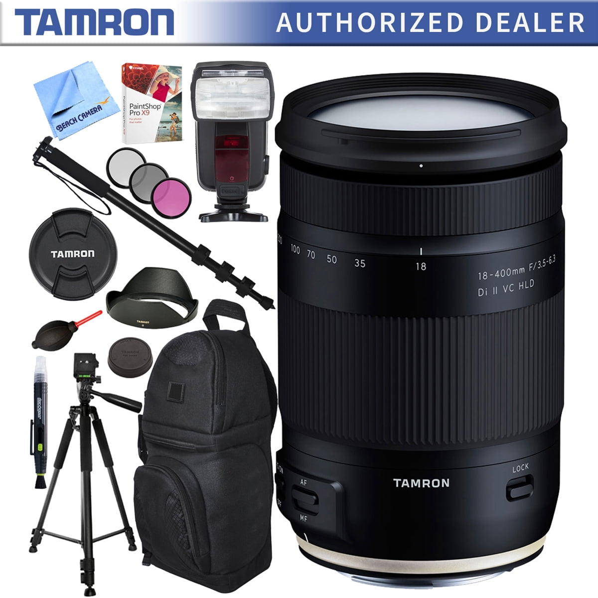 Tamron 18 400mm F 3 5 6 3 Di Ii Vc Hld All In One Zoom Lens For Canon Mount With Pro Sling Backpack Plus Accessories Bundle Walmart Com Walmart Com Tamron 18 400mm F 3 5 6 3 Di Ii Vc Hld All In One Zoom Lens For Canon Mount With Pro Sling Backpack Plus Accessories Bundle Walmart Com Walmart Com