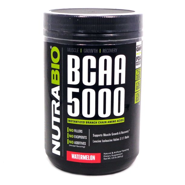 NutraBio - BCAA 5000 Watermelon - 0.9 lbs. - Walmart.com - Walmart.com