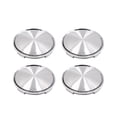 thumbnail image 1 of 4Pcs Tapa Cubo Central de Rueda Etiqueta Plateado 63mm Dia 4 Espolones Ruedas de Coche, 1 of 1