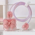 thumbnail image 3 of Pink Bow Cable Charger Protector Sleeve For IPhone 15 14 13 12Pro Max 18W 20W Original Charger Data Cable Wire Winder Protective PinkBL, 3 of 6