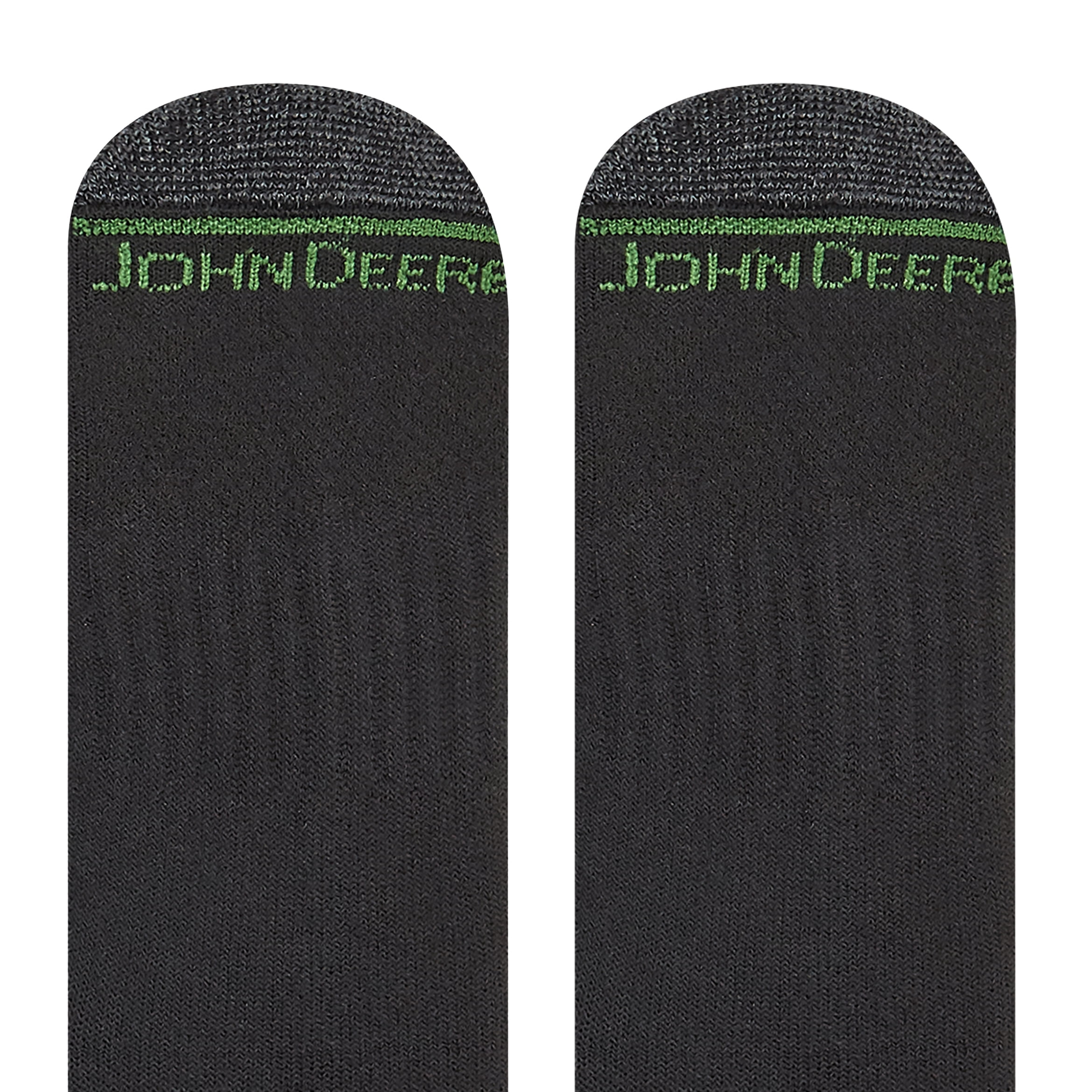 John Deere Men's Socks, Workwear Max Cushion High Ankle Socks, 6-Pack