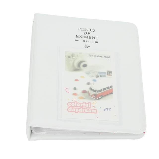 Álbum de fotos, 64 bolsillos, mini estuche para imágenes instantáneas de 3 pulgadas, álbum de fotos para cámara Polaroid, integración perfecta Jadeshay A