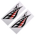 thumbnail image 1 of Teeth Stickers, Decorative Stickers, Funny 2PCS Self-adhesive DIY For Boat For Car, 1 of 8
