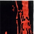 thumbnail image 3 of SAFAVIEH Soho Alura Abstract Wool Area Rug, Black/Red, 8'3" x 11', 3 of 3