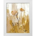thumbnail image 1 of Talent, Kelley 25x32 White Modern Wood Framed Museum Art Print Titled - Gold Petals Dancing in the Wind II, 1 of 4