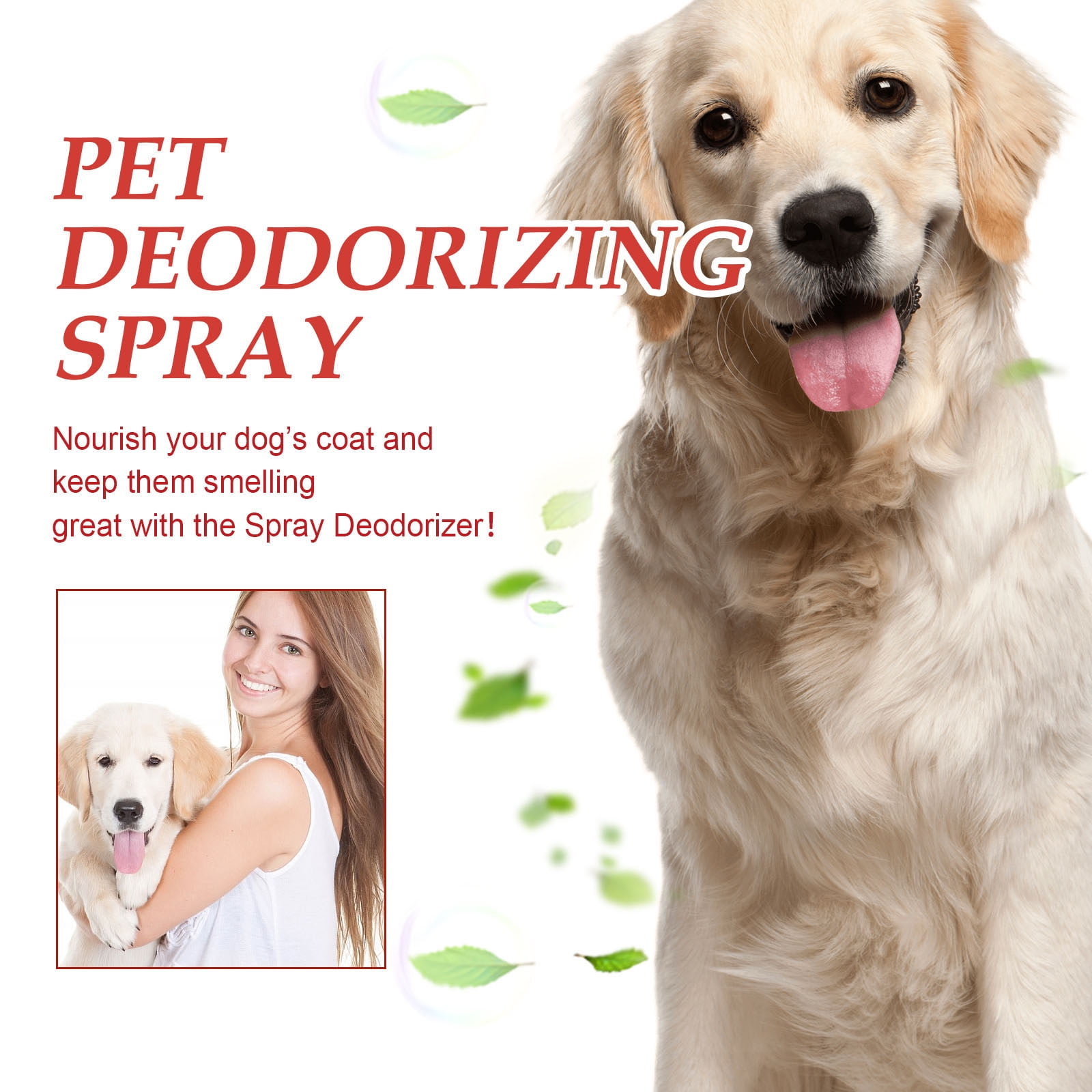 Zmeidao Clearance Dog Deodorizing Spray - Strawberry Limeade & Tea - Pet Limited Edition Hydrating Puppy Perfume, Cologne, Grooming, Odor Eliminator, Pet Sprays And Shampoos100ml
