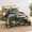 Green-Twin(5Pcs), variant on Camouflbedding Set Greenforter 3 One And Twoowases All Season Soft Bedspread For Teens Adults (green)
