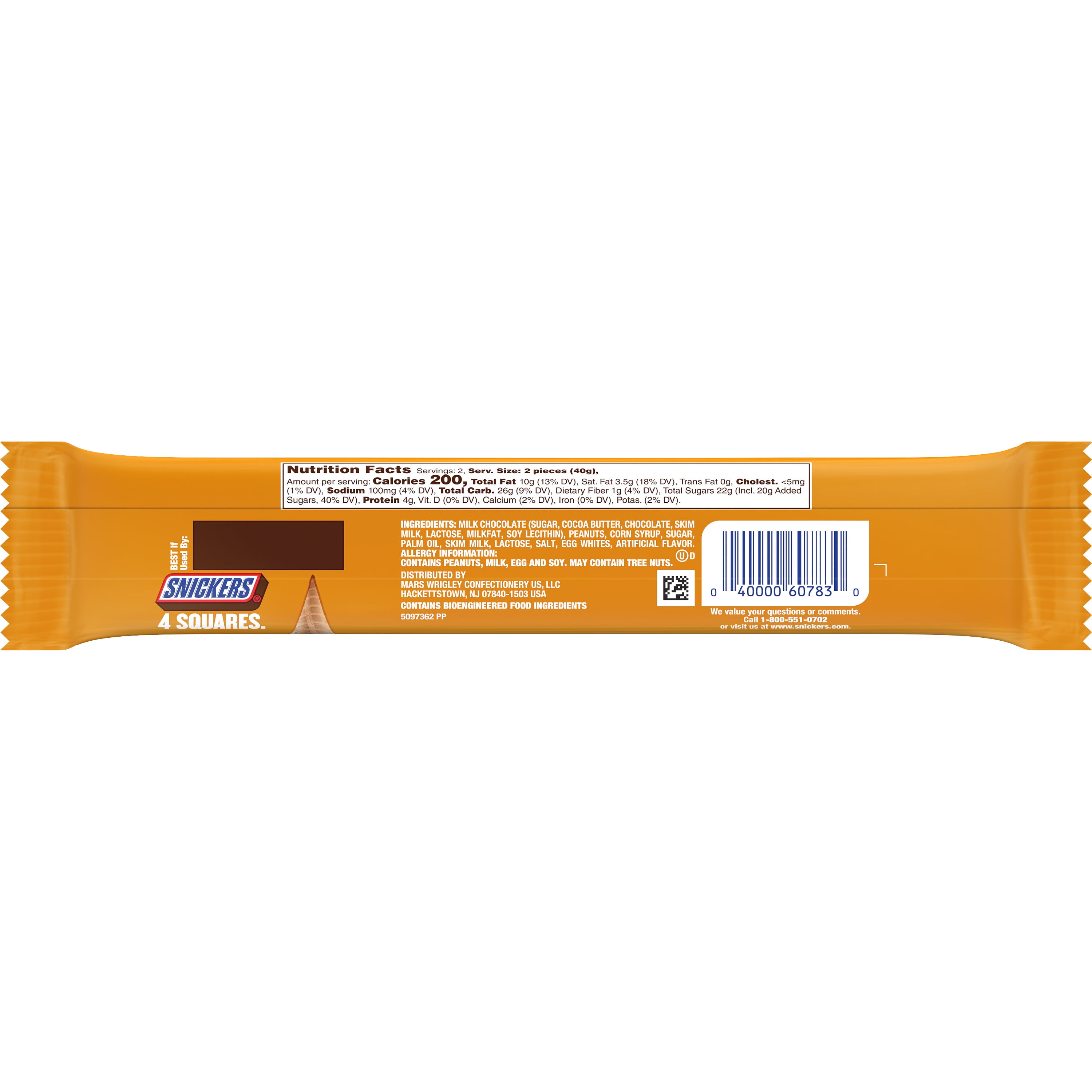 SNICKERS BUTTERSCOTCH SCOOP SHARE SIZE 2.82 OUNCES PER BAG